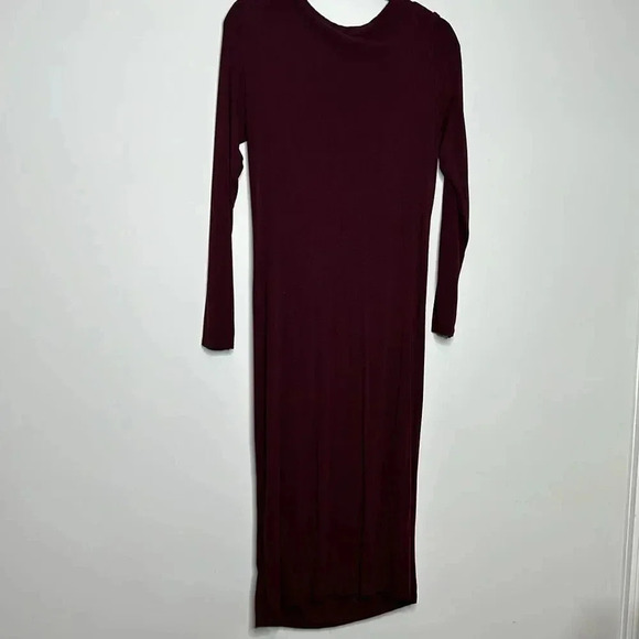 Top Shop Burgundy Side Knot Dress - Picture 8 of 10